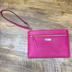 NWOT Kate Spade Hot Pink Wristlet
